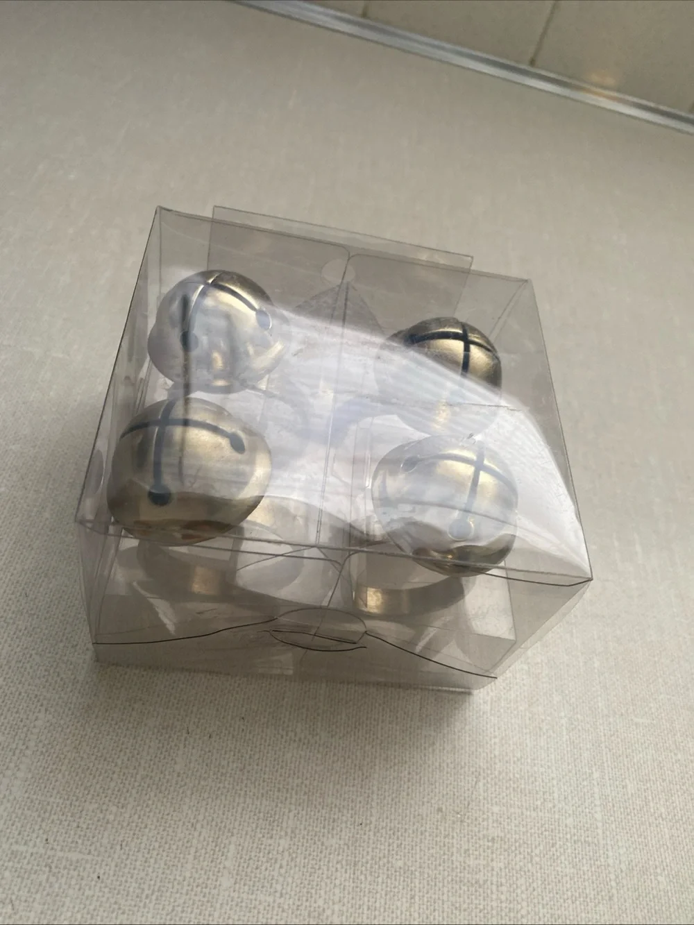 Threshold Bell Napkin Rings Set Of 4 Christmas New